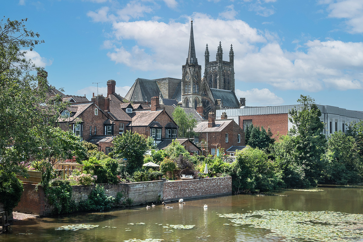 Scenic view of Leamington Spa